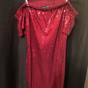 sparkled homecoming dress
